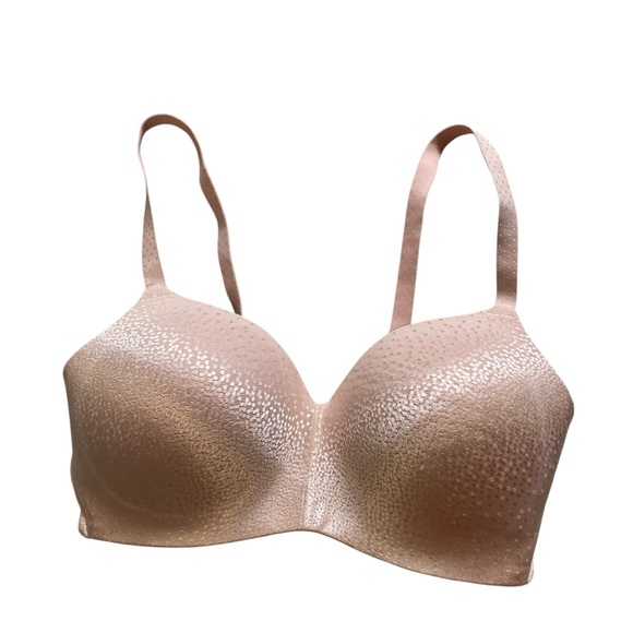 Wacoal 853303 Nude Beige Wireless Bra 34DDD 34F Seamless T-Shirt Comfort Fit - Picture 1 of 8